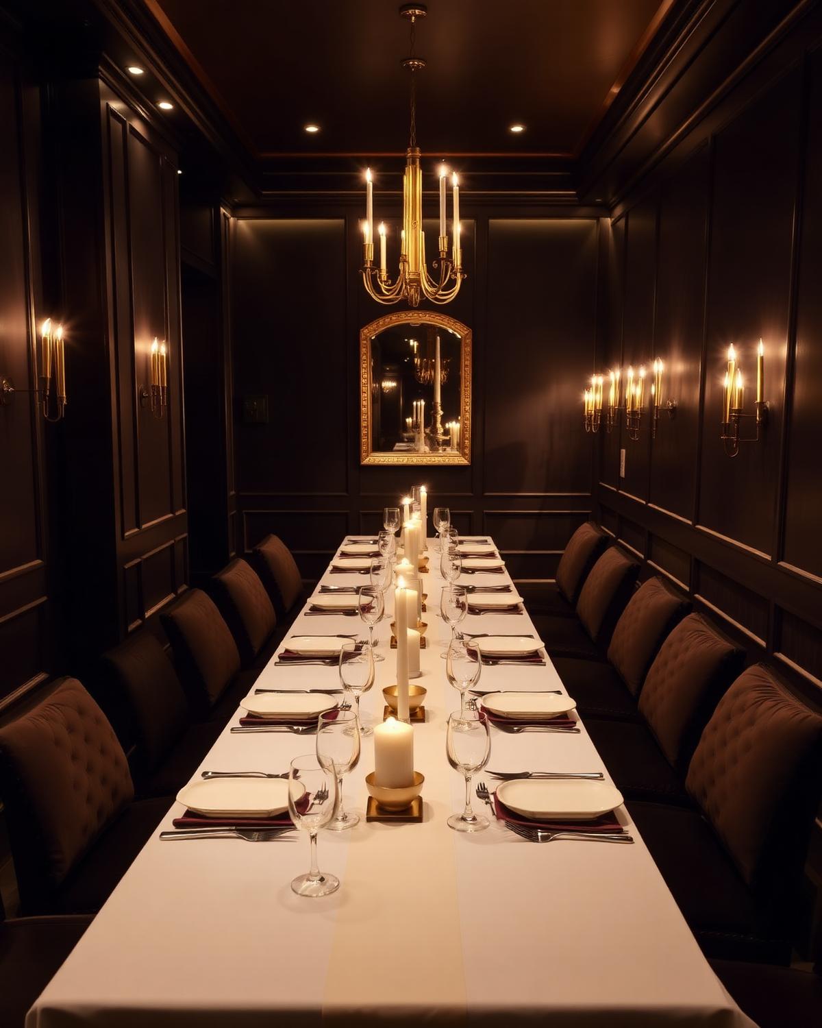 The private dining room